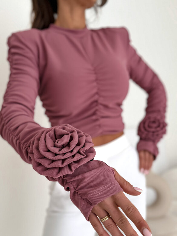 Bluzka Corolla brudny róż