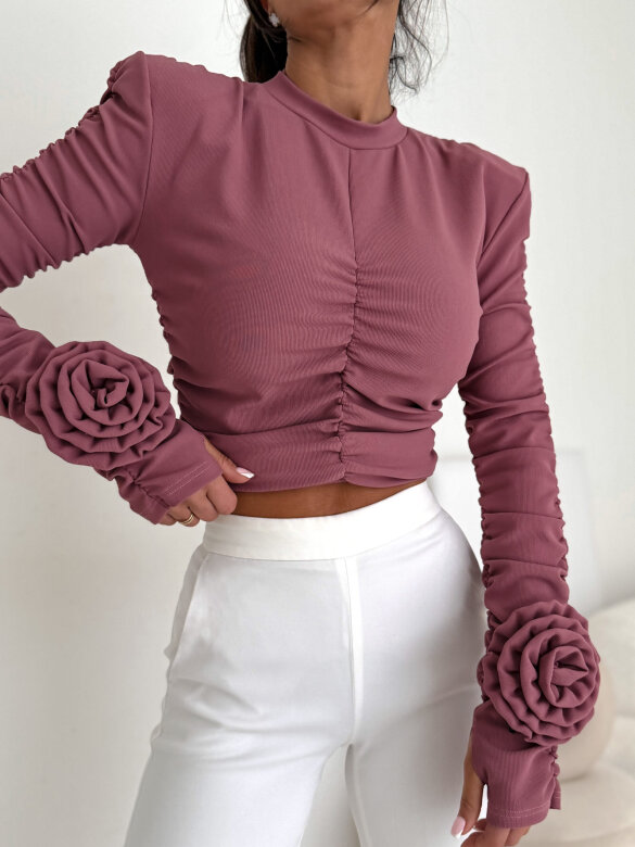 Bluzka Corolla brudny róż