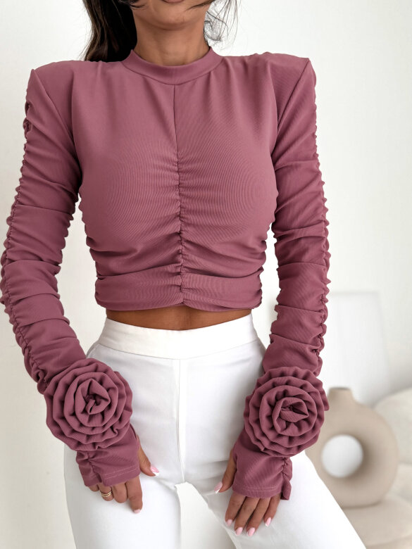 Bluzka Corolla brudny róż