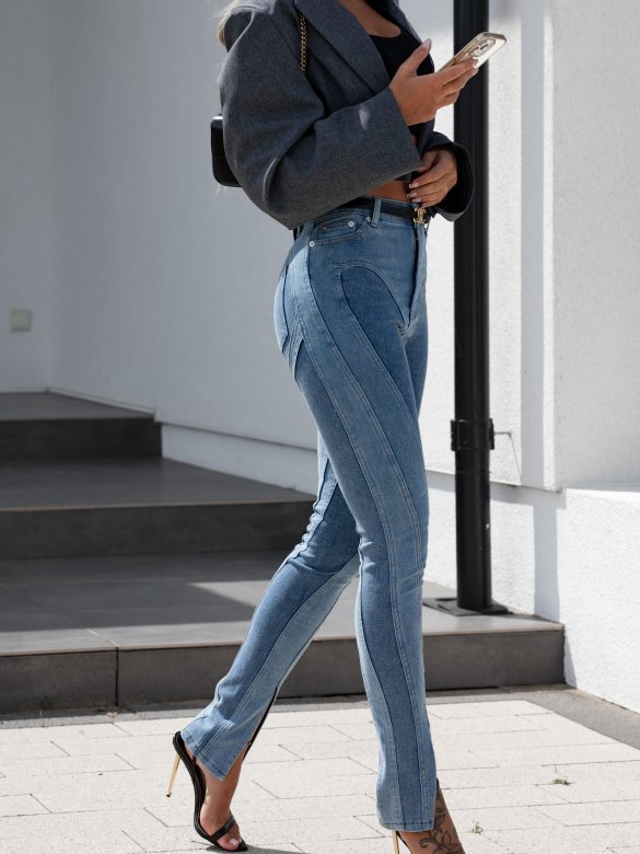 Spodnie Arcelio jeans niebieskie