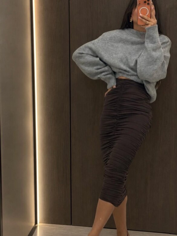 Skirt Molis chocolate