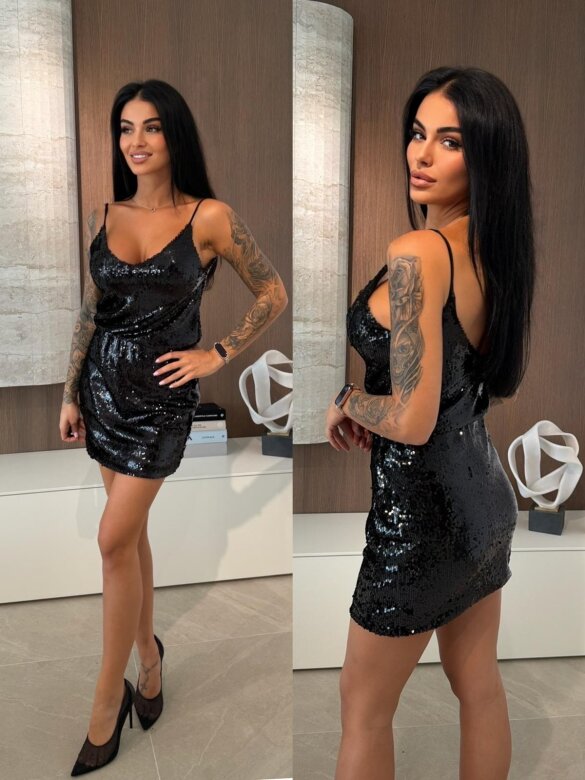 Komplet 2w1 Vernes czarny 