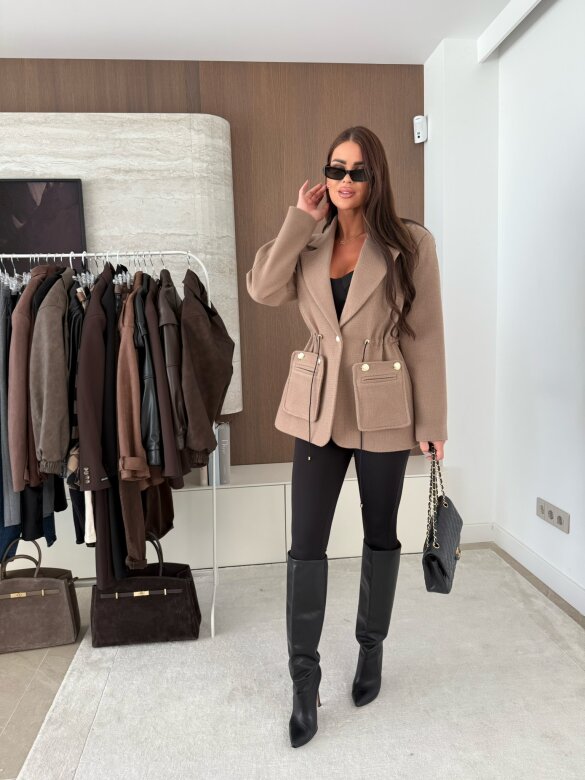 Marynarka Mediolan beżowa 