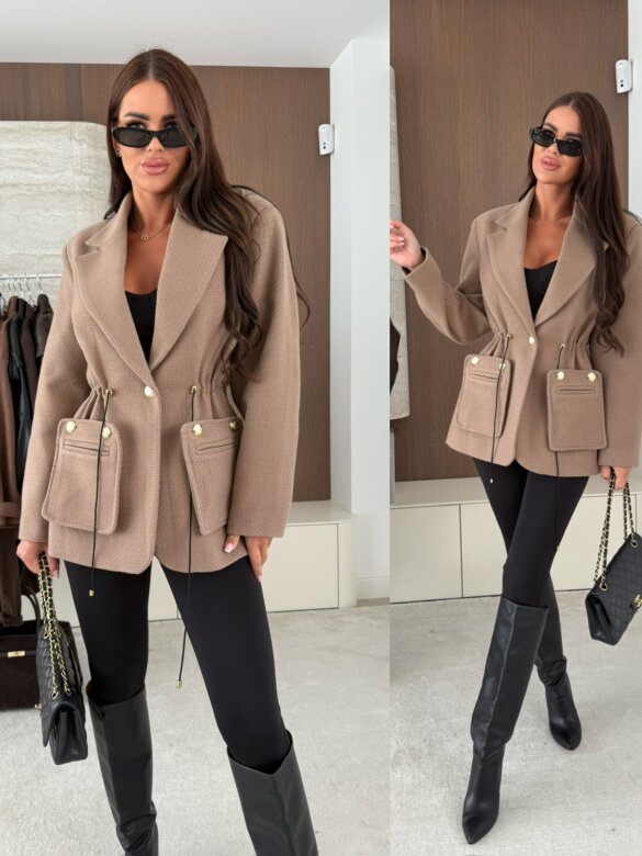 Marynarka Mediolan beżowa 