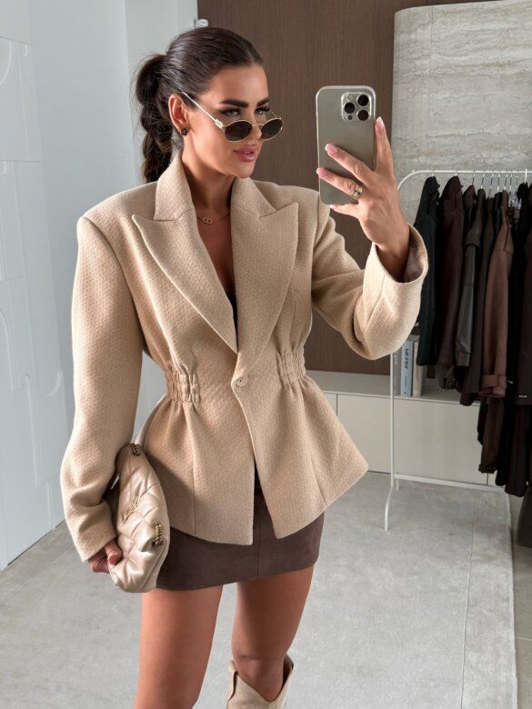 Marynarka Sandrelli beżowa 