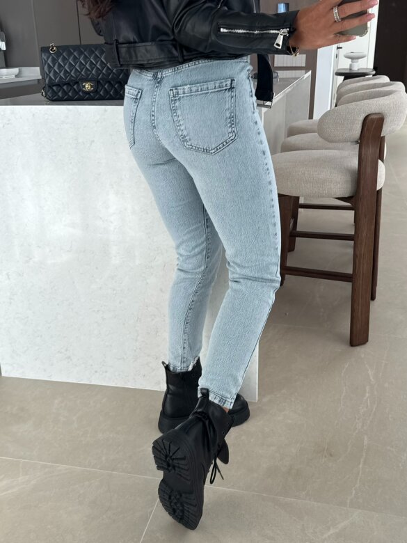 Spodnie Castero jeans jasnoniebieskie