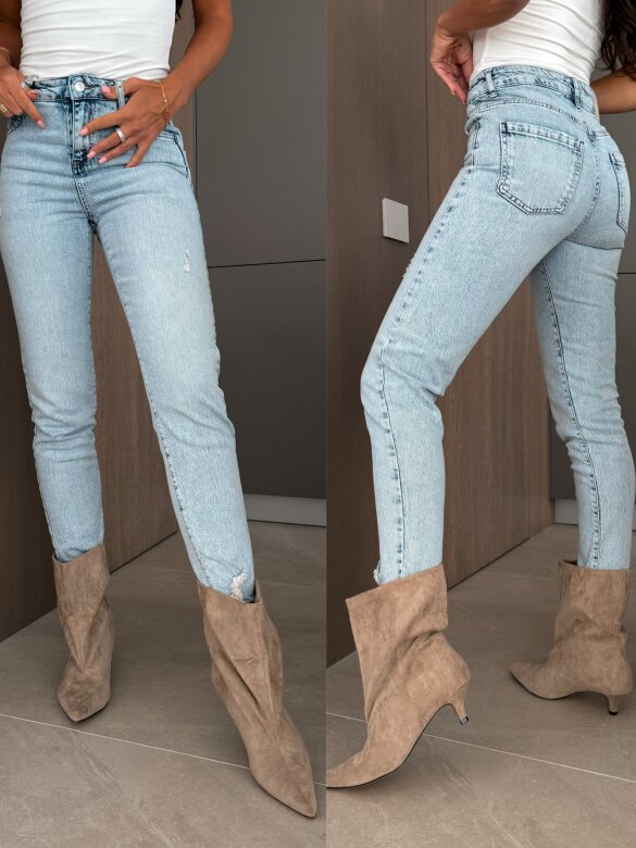 Spodnie Castero jeans jasnoniebieskie