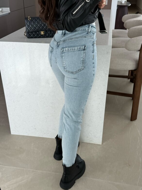 Spodnie Castero jeans jasnoniebieskie