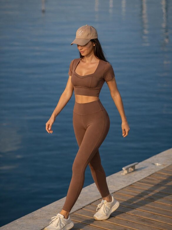 Komplet 2w1 Belluno brązowy 