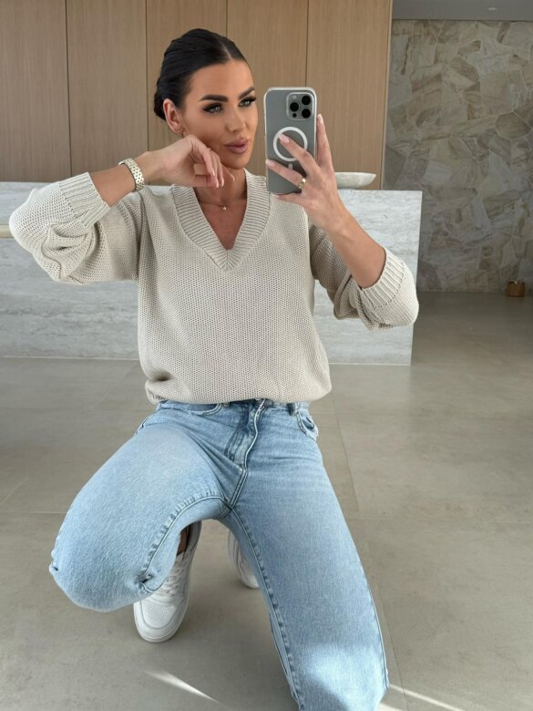 Sweter Austin beżowy