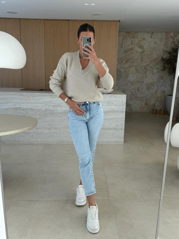 Sweter Austin beżowy