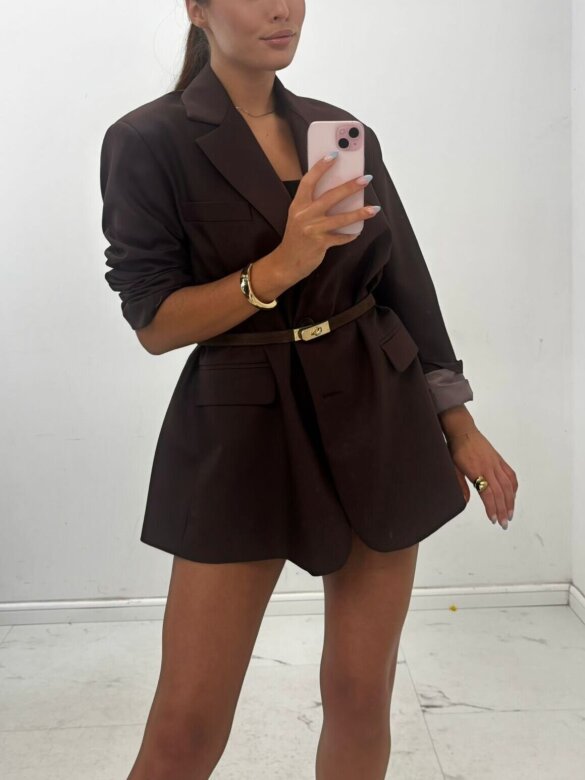 Marynarka Manifesta czekoladowa