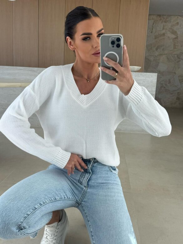 Sweter Austin biały 