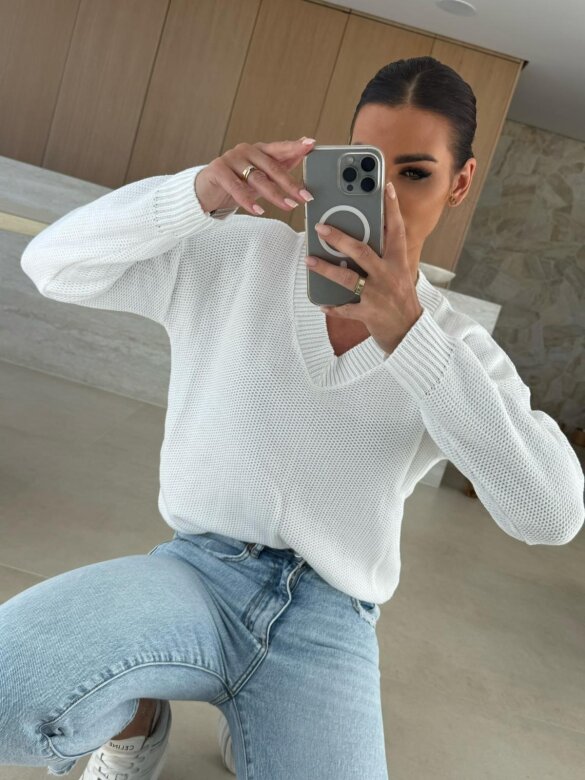 Sweter Austin biały 