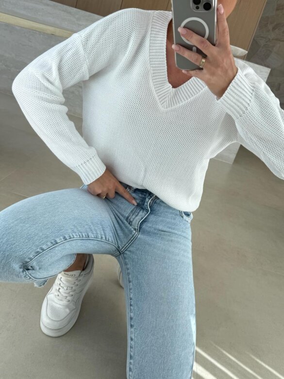 Sweter Austin biały 