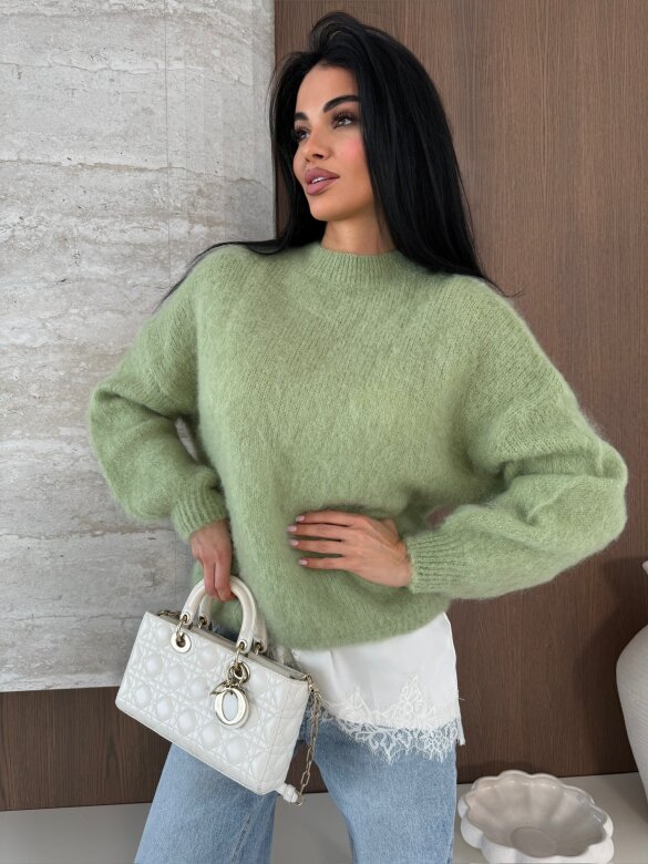 Sweter Elies matcha 