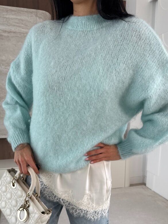 Sweter Elies błękitny 