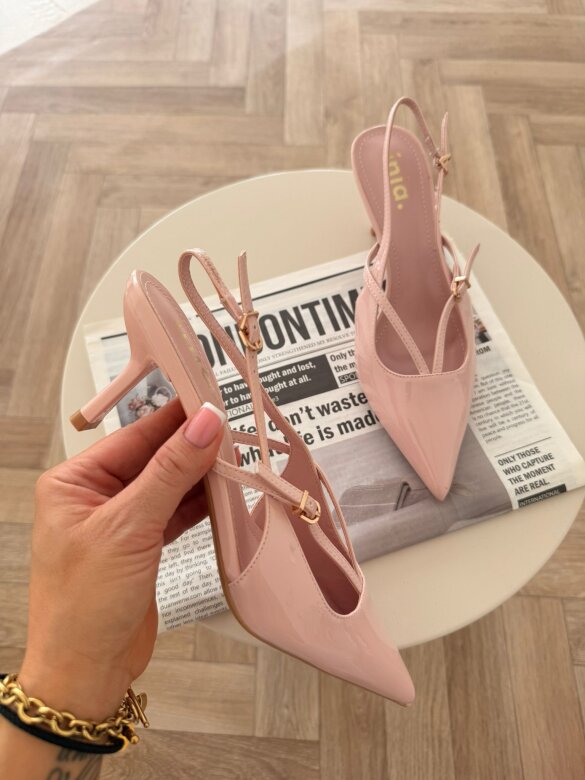 Szpilki Raffinee pudrowy róż 