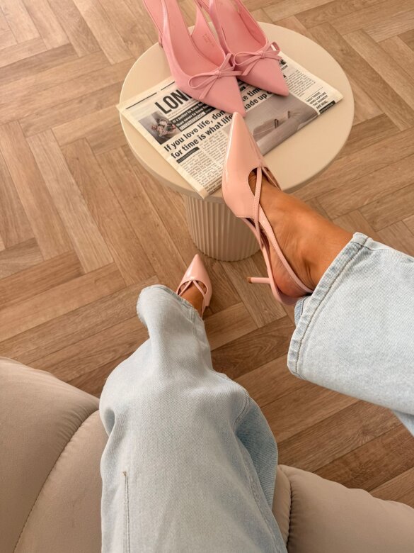 Szpilki Raffinee pudrowy róż 