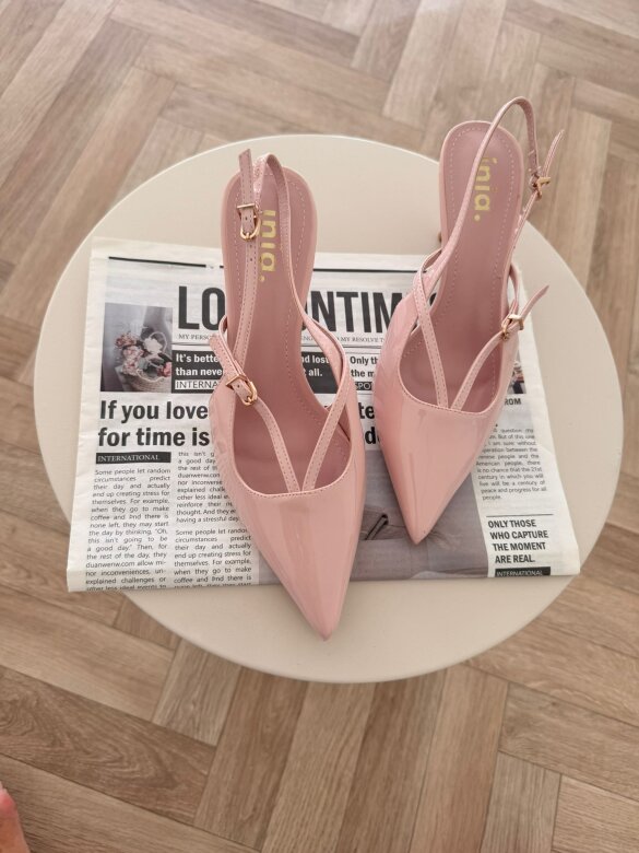 Szpilki Raffinee pudrowy róż 