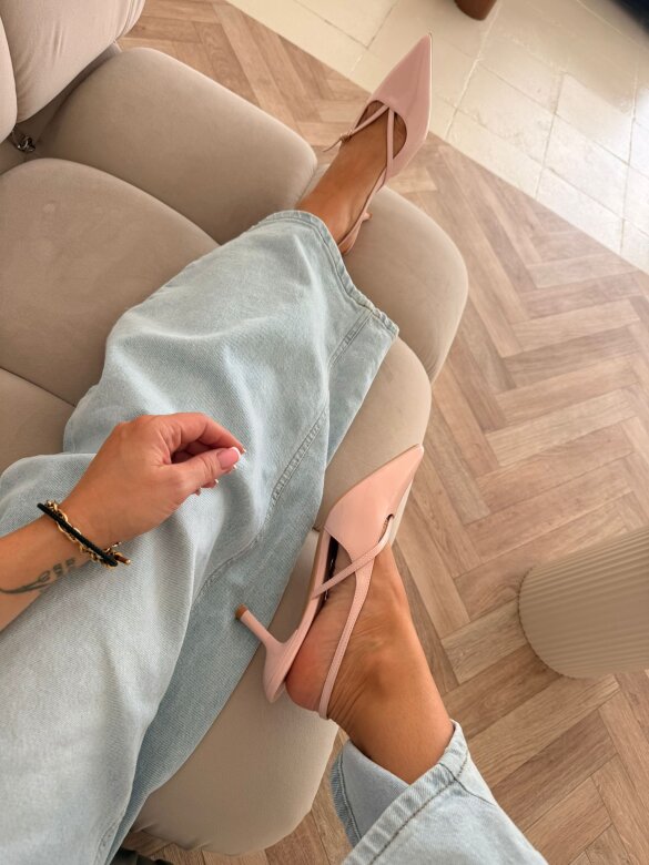 Szpilki Raffinee pudrowy róż 