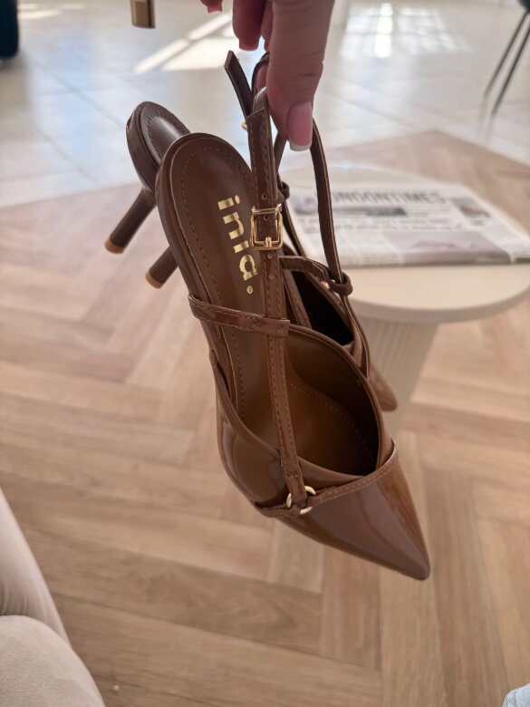 Szpilki Linno czekoladowe