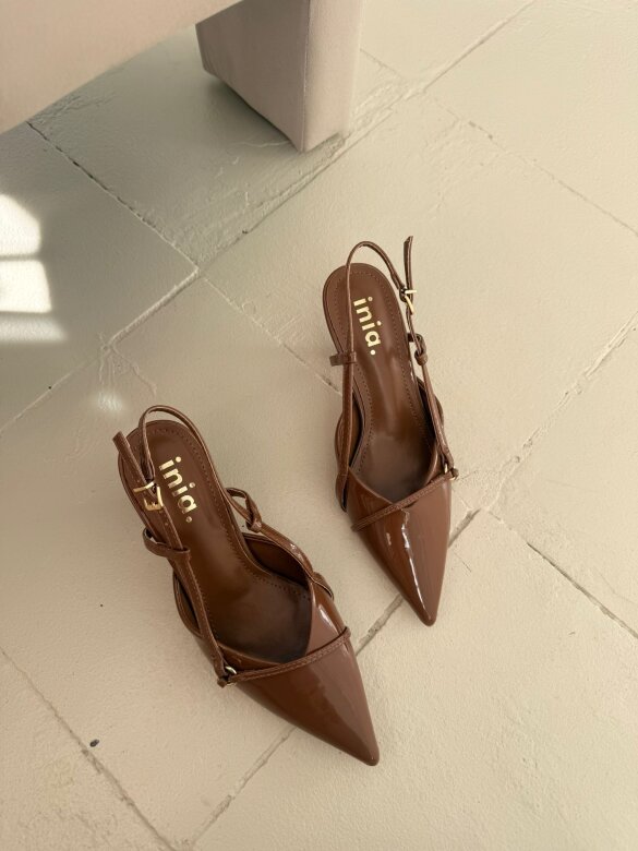 Szpilki Linno czekoladowe