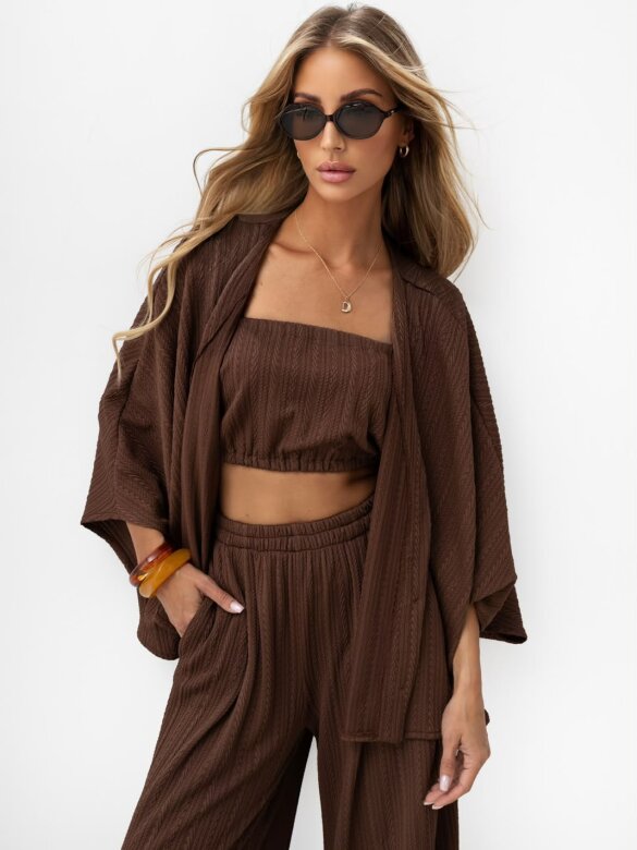 Set 3w1 Icano cotton chocolate