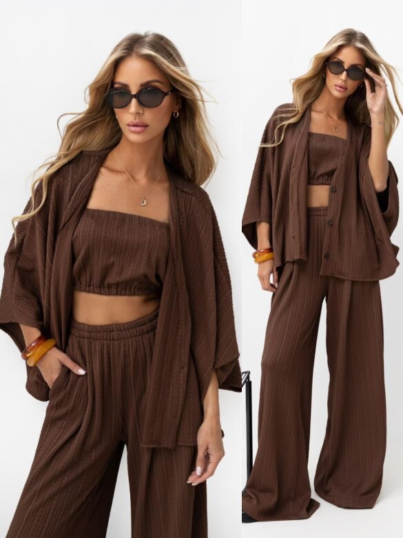 Set 3w1 Icano cotton chocolate