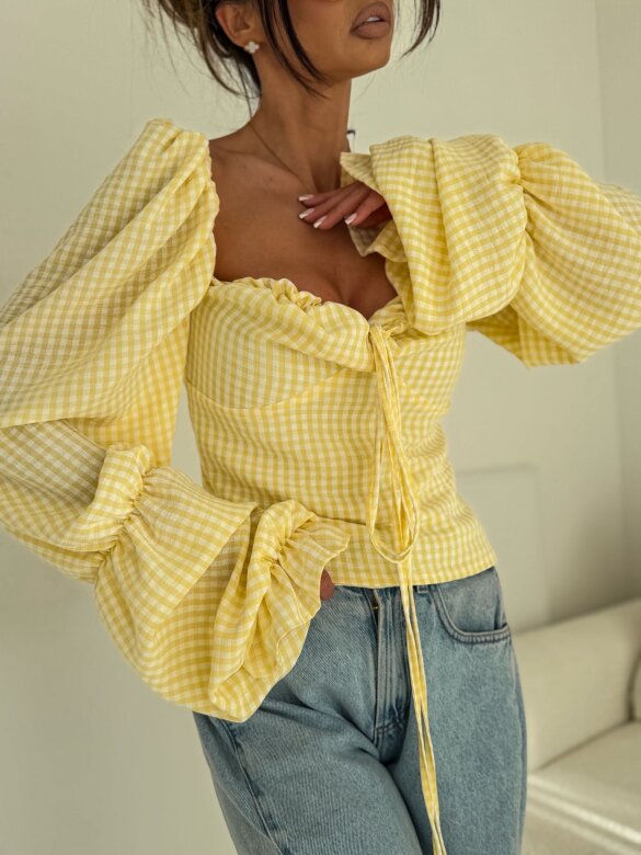 Blouse Soraya yellow 