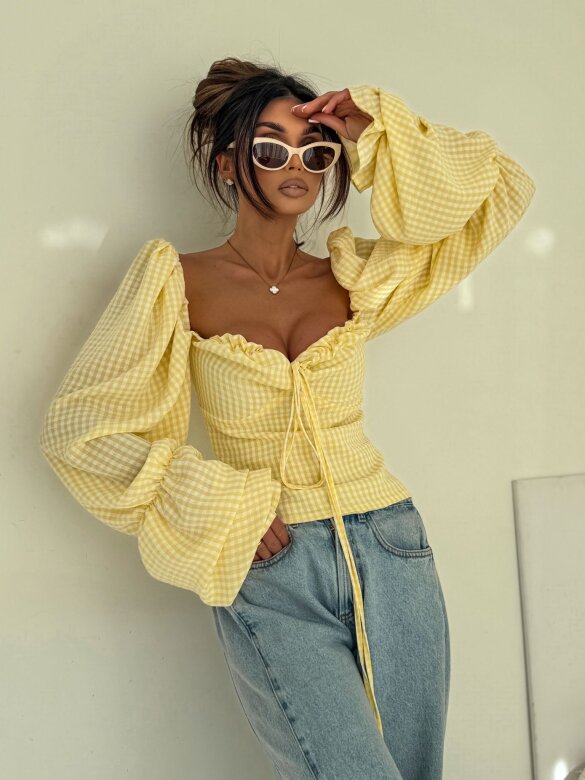 Blouse Soraya yellow 