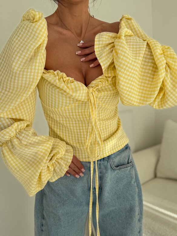 Blouse Soraya yellow 