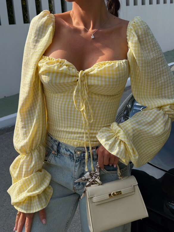 Blouse Soraya yellow 