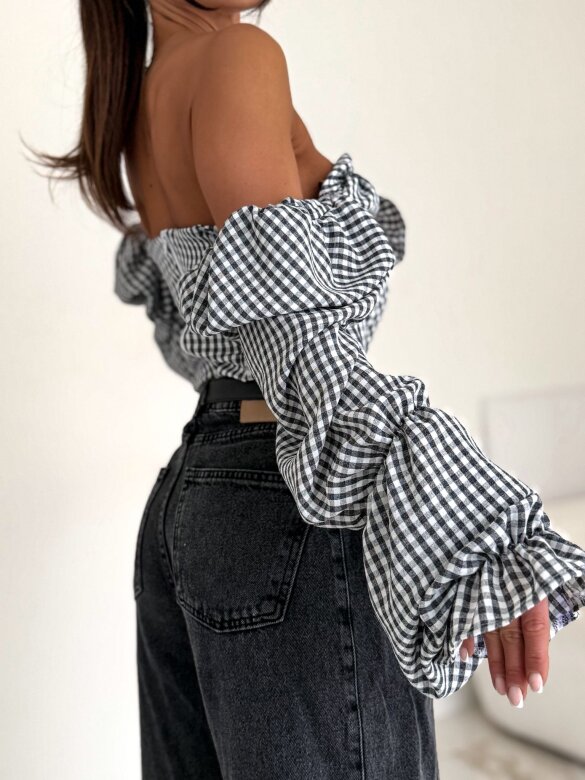 Bluzka Soraya white-black