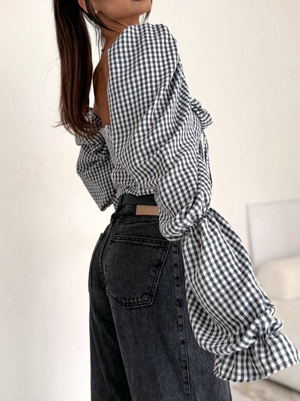 Bluzka Soraya white-black