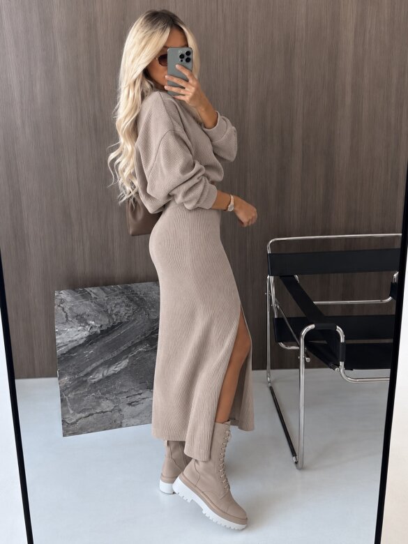 Set 2in1 Clarice cotton beige