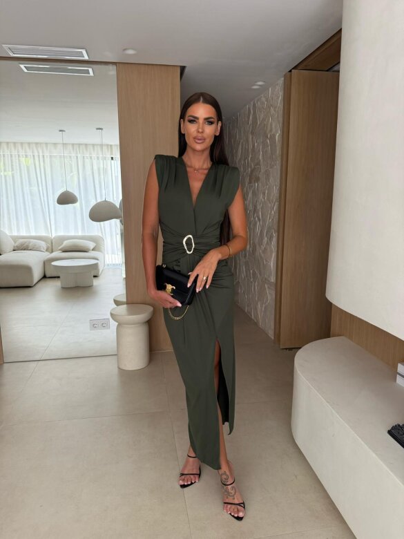 Sukienka Matylda maxi khaki 