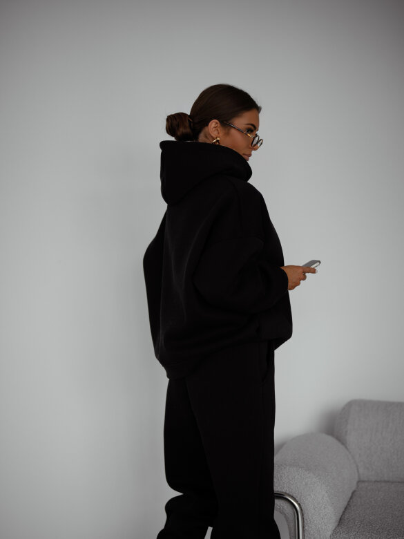 Komplet 2w1 Lorvani dresowy czarny