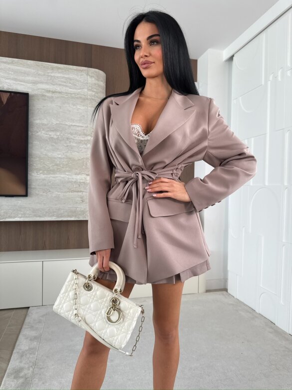 Marynarka Conti mocca 