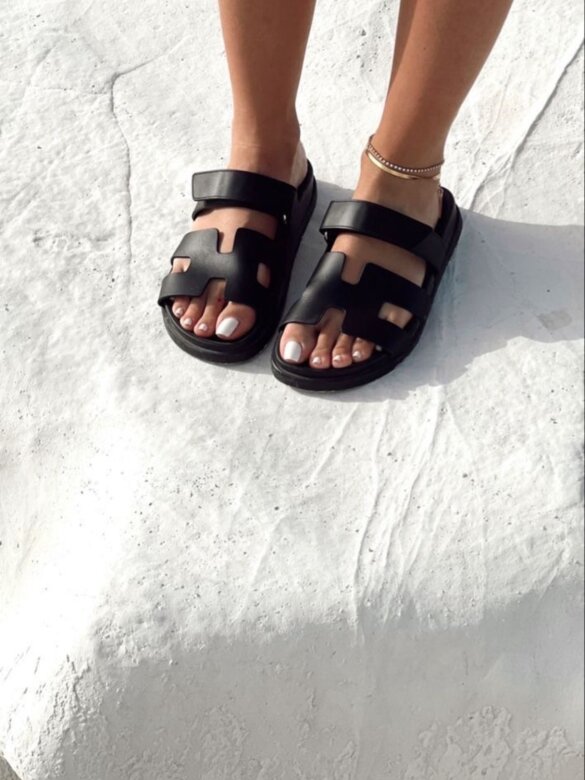 Klapki Hot Summer czarne