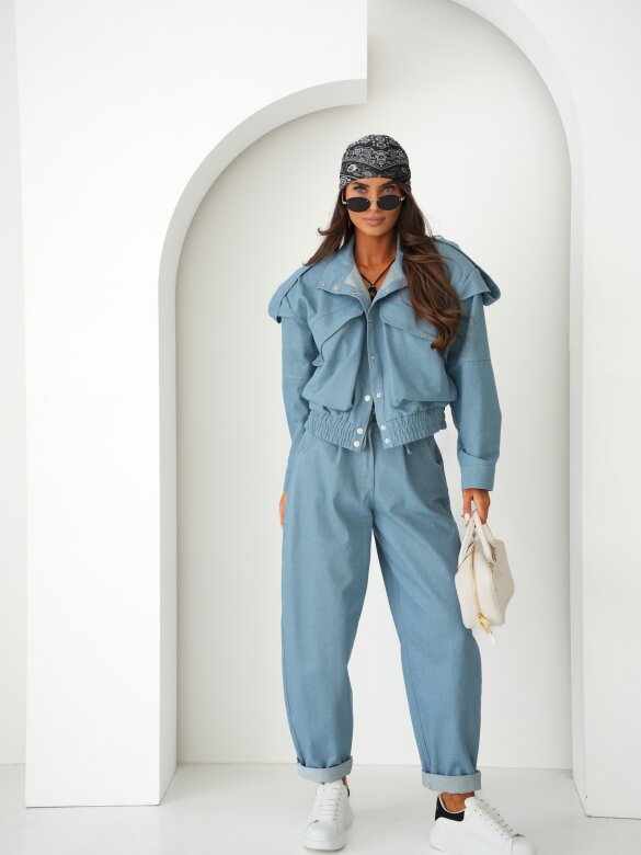 Spodnie Sandre jeans jasnoniebieskie