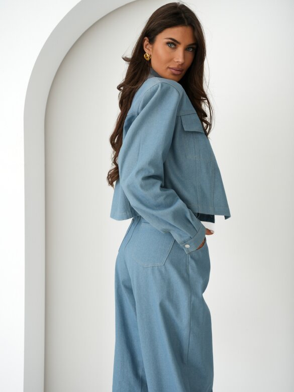 Spodnie Sandre jeans jasnoniebieskie