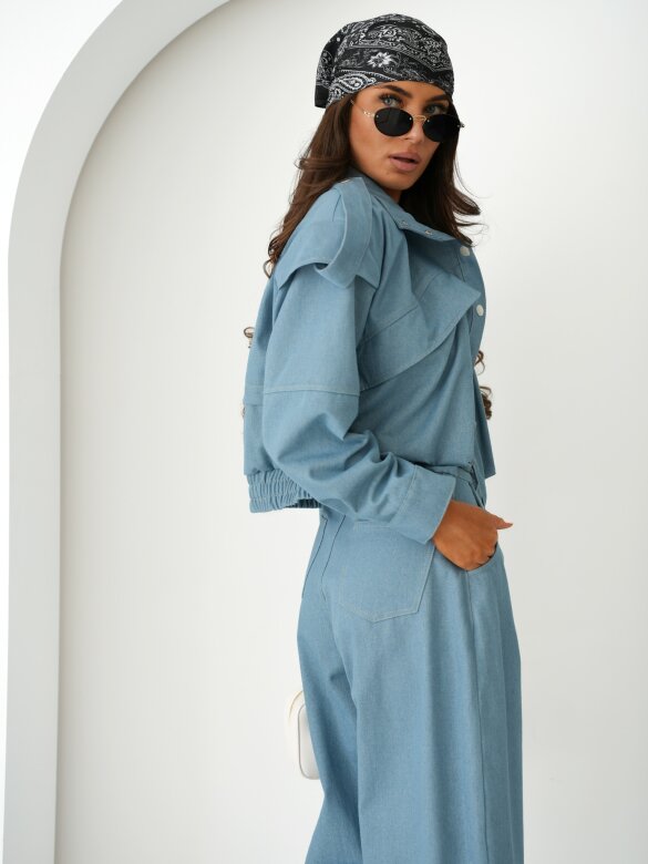 Spodnie Sandre jeans jasnoniebieskie