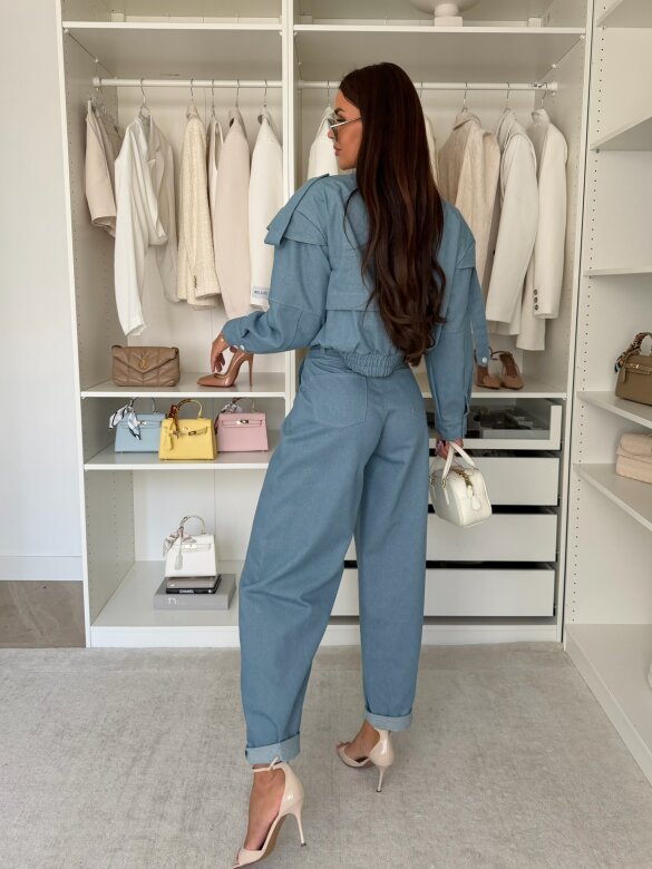Spodnie Sandre jeans jasnoniebieskie