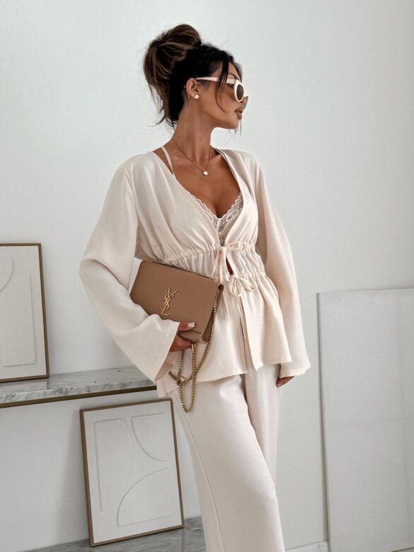 Komplet 2w1 Colly II z bawełną ecru 