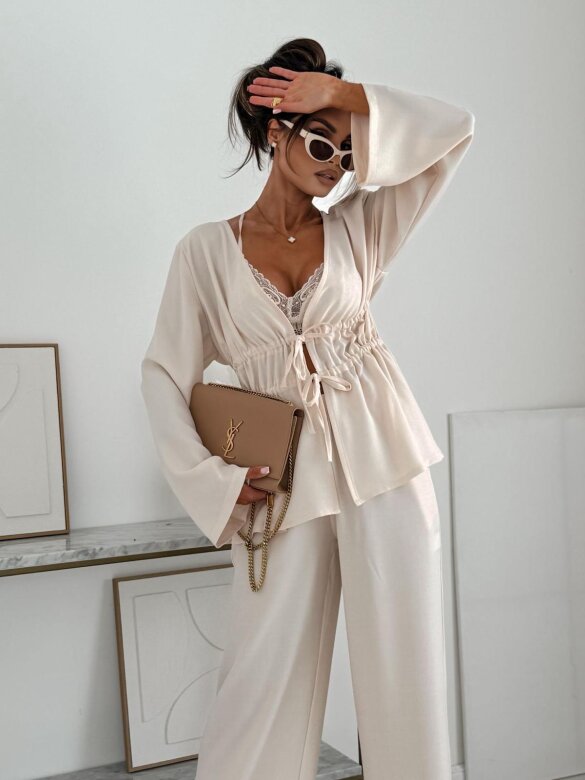 Komplet 2w1 Colly II z bawełną ecru 