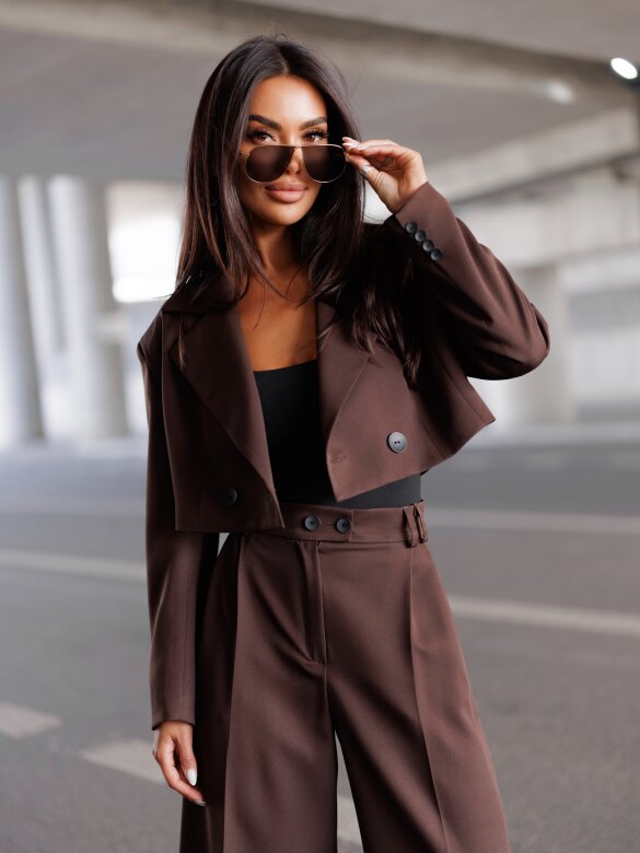 Blazer Flamenco short chocolate