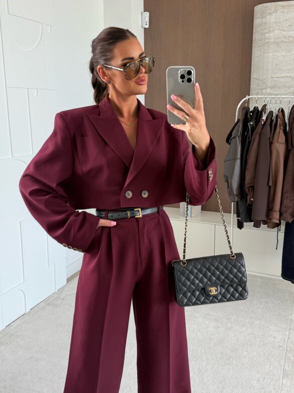 Blazer Turner Premium short burgundy