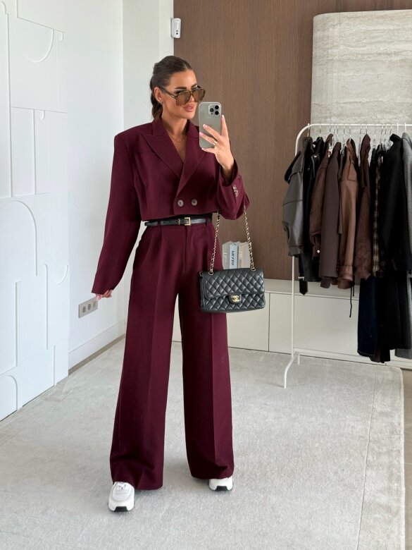 Blazer Turner Premium short burgundy