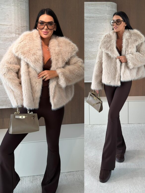 Fur Warmer beige